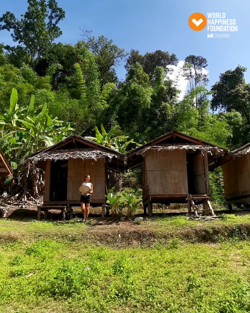 Bamboo jungle huts in Northern Thailand