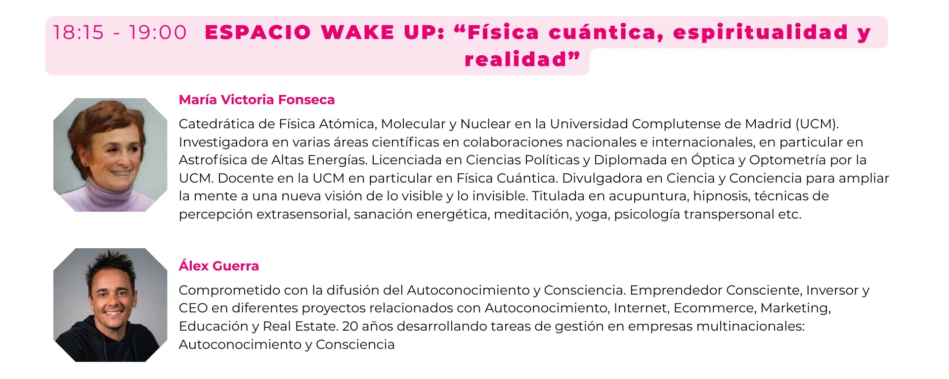 Keynote — Mª Victoria Fonseca
