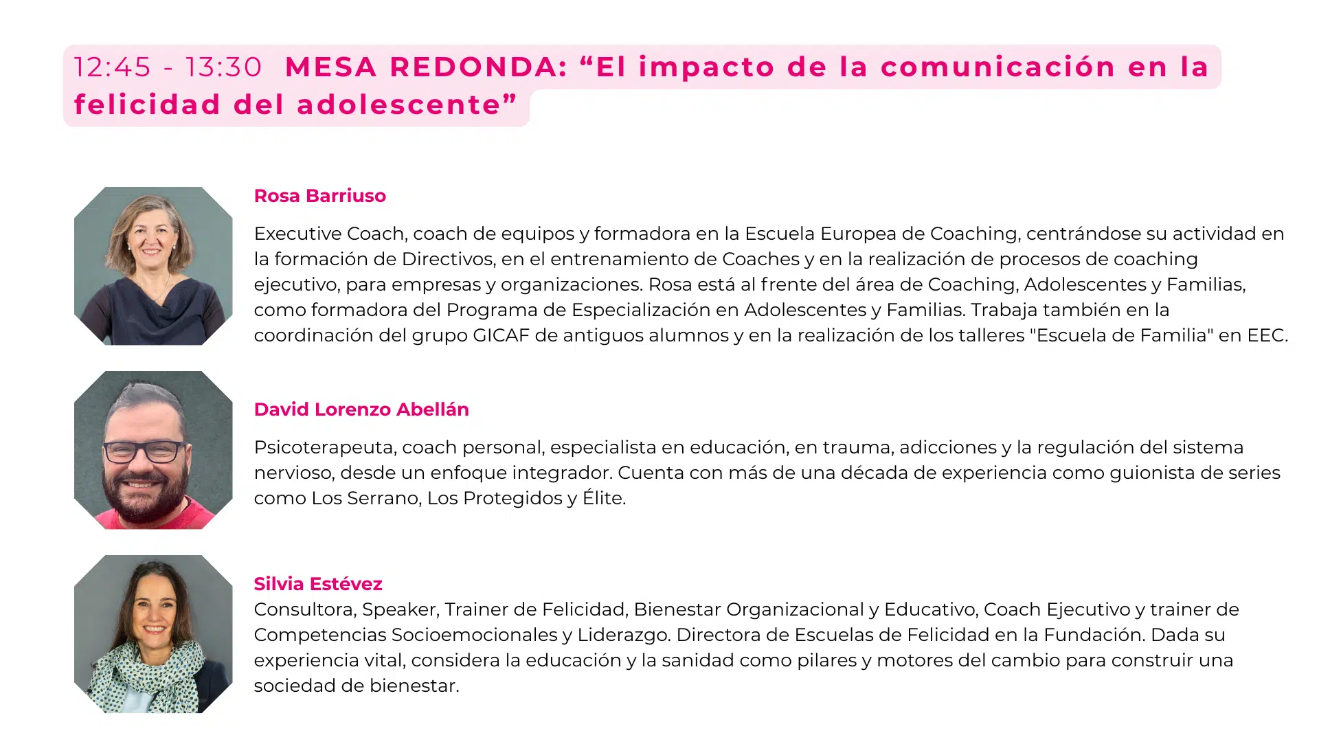 Round table — Rosa Barriuso & panel