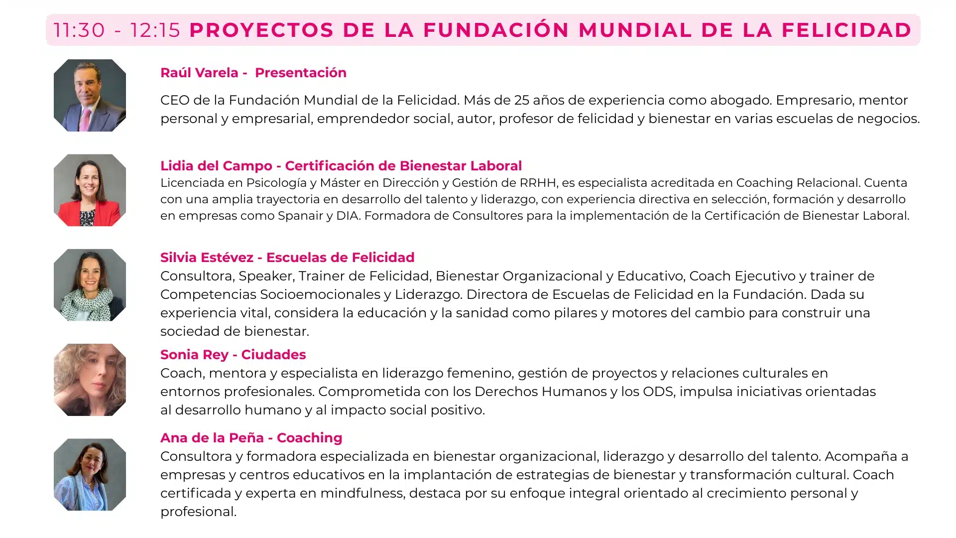 Foundation projects — WHF program leads