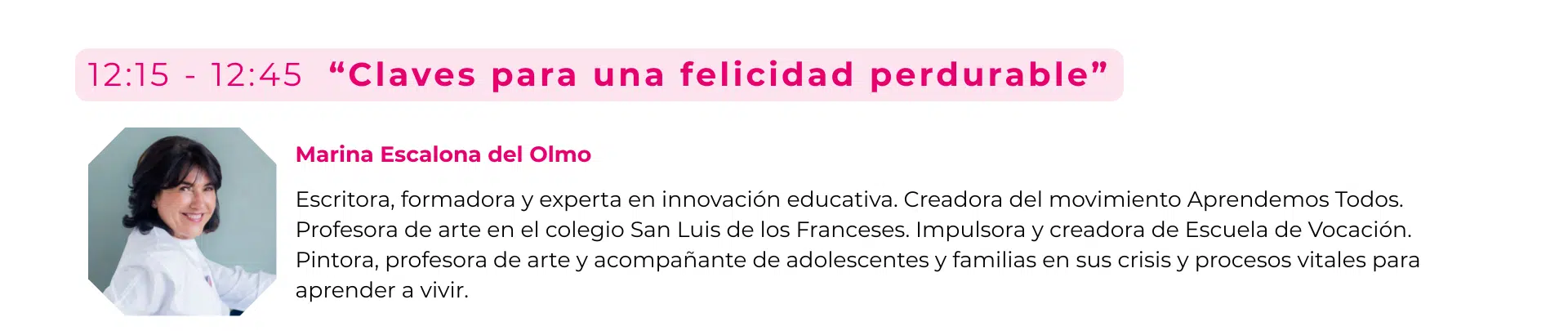 Keynote — Marina Escalona