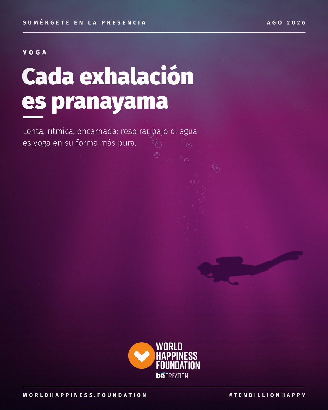 Cómo es una inmersión consciente.